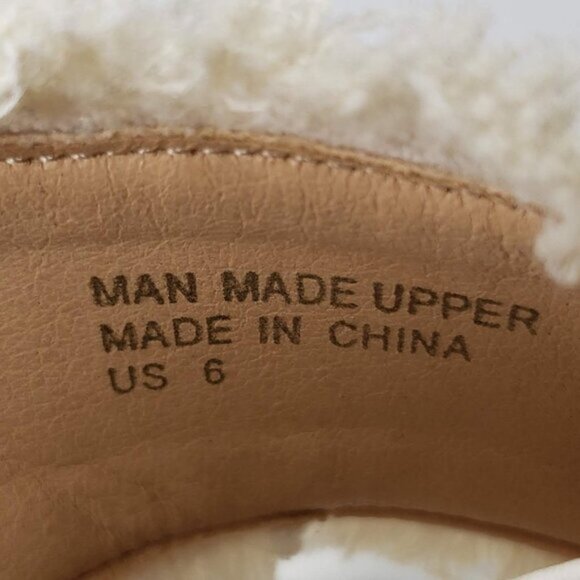 Oasis Society Espadrille Slide Sandals Women's Frilly Boho Cross Strap Resort 6 - Picture 9 of 9